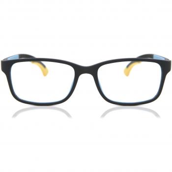 Square Full Rim TR90 Kids' Prescription Glasses - Black - Size 48 - Blue Light Block Available - Free Lenses - SmartBuy Kids
