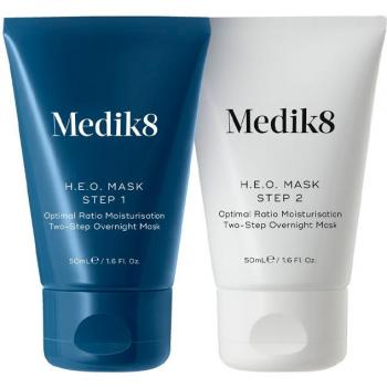 Medik8 H.E.O. Mask - Optimal Ratio Moisturisation Two-Step Overnight Hydrating Face Mask - 2 x 50ml