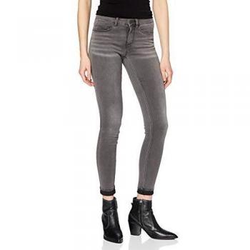 Only Women's Royal Life Regular Skinny Jeans - Dark Grey Denim