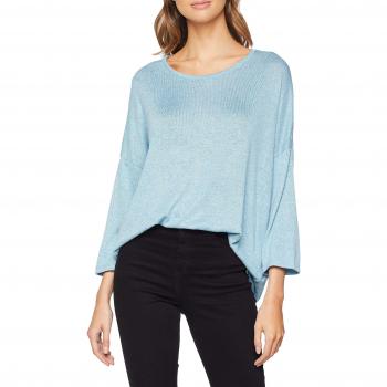 Vero Moda Vmbrianna 3/4 Oversize Blouse Boo, suéter para Mujer, Azul