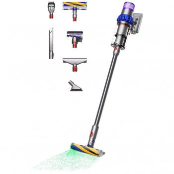Aspiradora sin cables Dyson V15 Detect™ Fluffy (Azul/Níquel) - Potente aspirador escoba con tecnología de detección avanzada