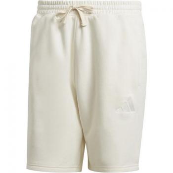 Adidas All Season Fleece Shorts for Men - Off White