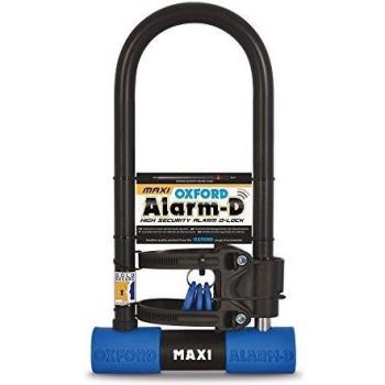 Oxford Unisex D Max Alarmed Shackle, Black/Blue, One Size by Oxford