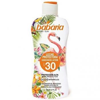 Babaria - Leche Protector Solar Tropical F30 - 200 ml