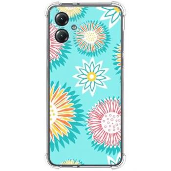 Funda Antigolpes de Silicona para Motorola Moto G54 5G - Diseño Flores 05