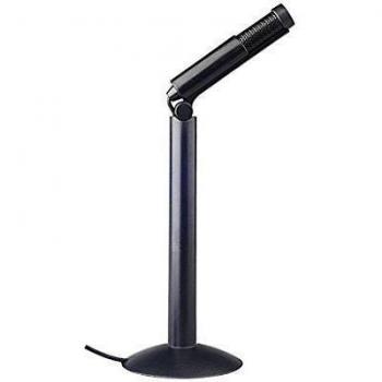 3.5mm Micrófono Discurso del Estudio del MIC del WPC Portátil MSN Skype - Negro