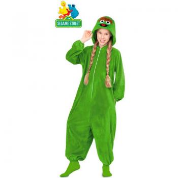 Disfraz Pijama de Oscar el Gruñón para niños