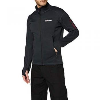 Berghaus Privatale Moutain 2.0 Chaqueta de Forro Polar con Capucha, Hombre, Carbon/Black, L
