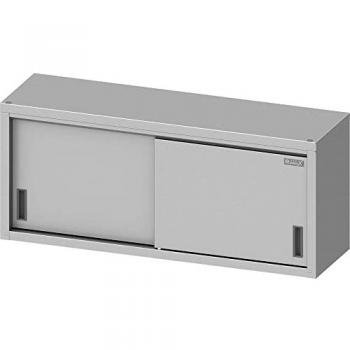 Armario de Pared Profesional de Acero Inoxidable con Puertas Correderas 1000x400x600 mm - Romux