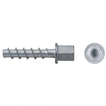 Tornillo de Anclaje para Hormigón M6 con Manguito, Longitud 35 mm, Recubrimiento Zn-Al, Caja de 150 Unidades