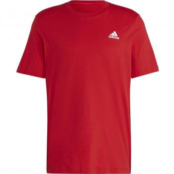 adidas Men's Embroidered Logo Jersey T-Shirt - Scarlet XL