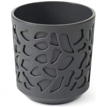 Lamela Maceta DUET 300 Antracita - Elegancia y Durabilidad para tus Plantas