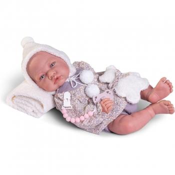 Muñeca Sweet Reborn Nacida manta borreguillo - Muñecas Antonio Juan