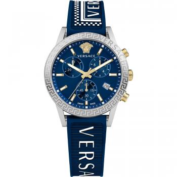 Versace Reloj Mujer Analogico Cuarzo con Correa de Silicona VEKB002-22