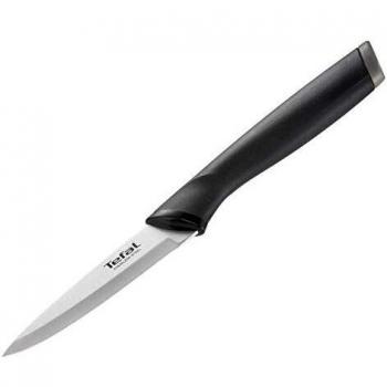 Tefal Comfort Cuchillo pelador 9 cm, Acero Inoxidable, Negro