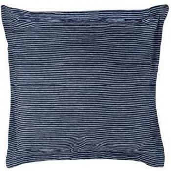 Burrito Blanco Cojín Tejido de Lino, 103 Azul