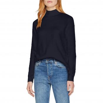 Tommy Hilfiger Paoline Texture Swtr suéter, Azul