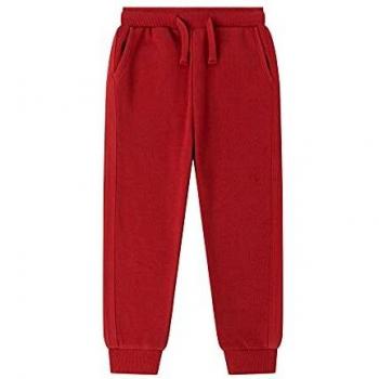 Amomí Pantalón de chándal Niño Pantalón de Deporte Niño Pantalon Largo Rizo Niño 4-14 Años 100% Algodón