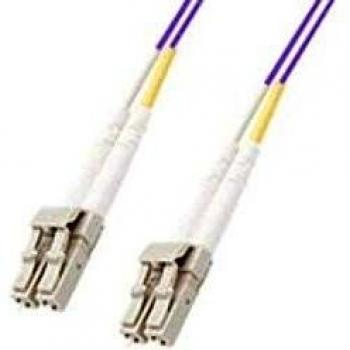 Microconnect Cable de Fibra Óptica LC OM4 5m Violeta