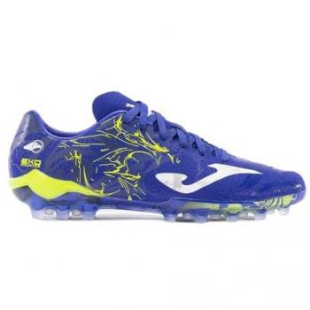 Botas de fútbol Joma Supercopa 2404 Royal Amarillo Flúor Artificial AG