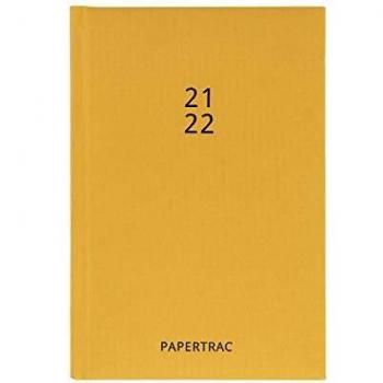 Papertrac - Agenda Académica 21-22 Ocher - Semana Vista - 160 páginas - Tamaño A5-14 x 21,2 cm