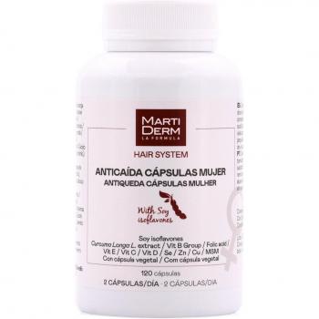 MartiDerm Hair System 3GF Cápsulas Anticaída para Mujer, 120 Cápsulas