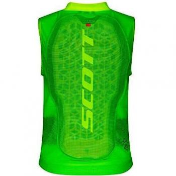 Chaleco Espaldera Junior Scott Airflex Verde Alta Visibilidad