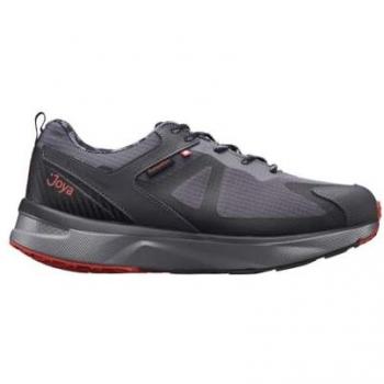 Zapatos Deportivos Joya Veloce STX M para Hombres - Negro y Gris Oscuro, Talla 43, Calidad Robusta