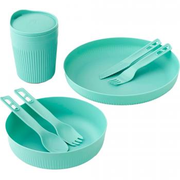 Sea to Summit Passage 7pc Camping Dinnerware Set, Aqua Sea
