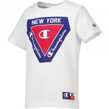 Camiseta de niño Champion - Algodón Deporte 306719-WW001 Blanco Verano