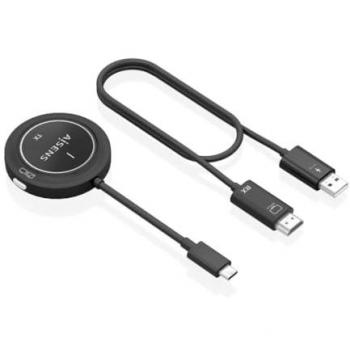 Adaptador/Transmisor de Vídeo Inalámbrico USB Tipo-C a HDMI 1080P 30m Negro Aisens ASWL-H2KC30M003-BK
