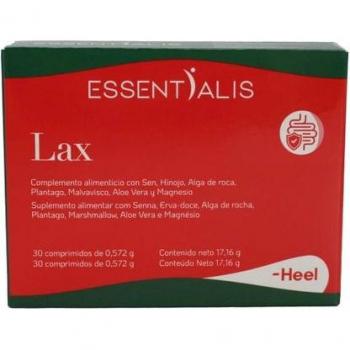 Essentialis Lax 30 Comprimidos - Producto laxante en formato de 30 comprimidos, formulado para aliviar el estreñimiento y mejorar la regularidad intestinal