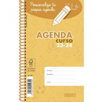 Agenda Escolar 2023-2024 Personalizable 8º Día/Página Tapa Polipropileno Ingraf 351970