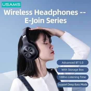Auriculares diadema inalámbricos Usams BT5.0 con estuche