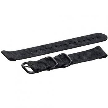 Suunto Traverse Alpha Black Textile Strap Correa de Silicona, Unisex, Negro, Talla Única