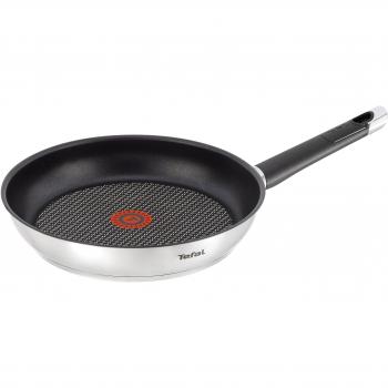 Tefal Emotion - Sartén de aluminio de 30 cm, antiadherente Titanium Extra, exterior resistente en acero, aptas para todo tipo de cocinas incluido inducción