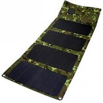 Powertraveller - Tactical Falcon 28E Ultra lightweight, foldable 28 watt solar panel for charging 5V devices including smartphones, action cameras, GPS and more. Featuring dual 5V USB output ports.