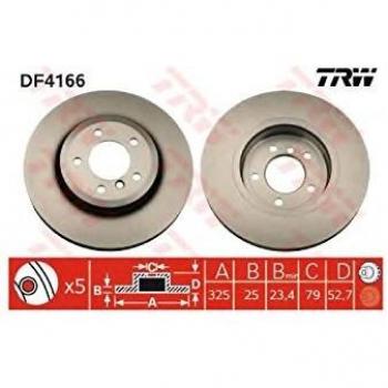 TRW DF4166 Rotores de Discos de Frenos