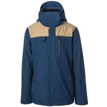RIP CURL Cabin Chaqueta, Hombre, Azul