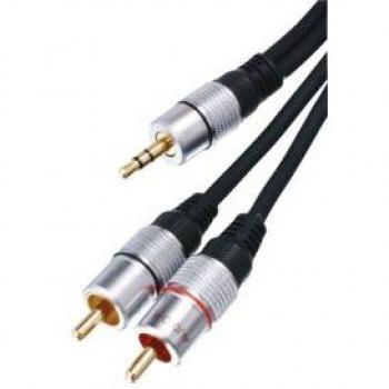 HQ HQSS3458/10 - Cable audio adaptador Jack a RCA