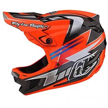Casco de Descenso Troy Lee Designs D4 Carbon MIPS - Negro Rojo (XL)