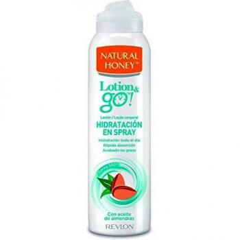 Natural Honey Loción Corporal en Spray Lotion&Go! Hidratación 200ml, Paquete de 6, Total 1200 ml