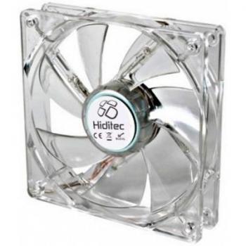 VENTILADOR 120x120mm HIDITEC BAJO RUIDO CON ASPAS ILUMINADAS LED ROJO
