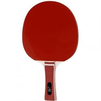 XQ Max Unisex Raqueta de Tenis de Mesa, Nivel 5.0, Rojo