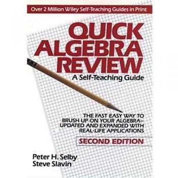Guía Rápida de Álgebra: Autoenseñanza, 2ª Edición (Wiley)
