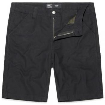 Pantalones cortos Vintage Industries Dayton para Hombre - Color Negro - Talla 32-38 - 100% algodón