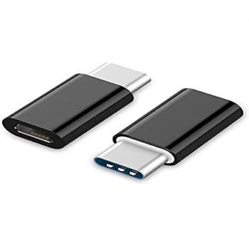 USB-C to Micro USB Adapter, Black