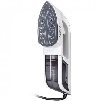 LANGRIA Plancha Ropa Vapor Vertical con Calentamiento Rápido en 15 Segundos 1300w de potencia y tanque de 150ml Plancha de Viaje Portátil,Ideal a Viaje y Hogar
