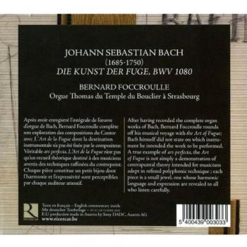 Js Bach: Bach - Die Kunst Der Fugue, Bwv1080