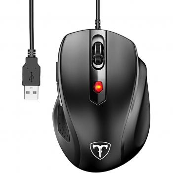 VicTsing Ratón con Cable,4 dpi Adjustable